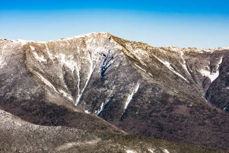 Cannon Mountain in Franconia, NH via Hi-Cannon, Kinsman Ridge, and Lonesome Lake Trailsの写真素材