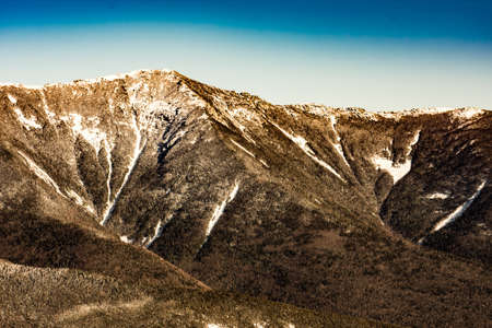 Cannon Mountain in Franconia, NH via Hi-Cannon, Kinsman Ridge, and Lonesome Lake Trailsの写真素材