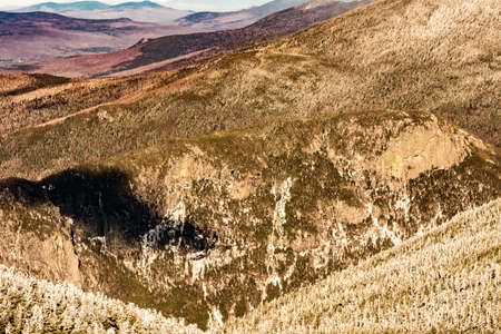 Cannon Mountain in Franconia, NH via Hi-Cannon, Kinsman Ridge, and Lonesome Lake Trailsの写真素材