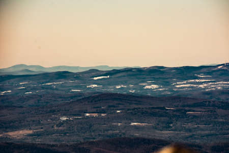 Cannon Mountain in Franconia, NH via Hi-Cannon, Kinsman Ridge, and Lonesome Lake Trailsの写真素材