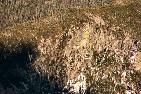 Cannon Mountain in Franconia, NH via Hi-Cannon, Kinsman Ridge, and Lonesome Lake Trailsの写真素材