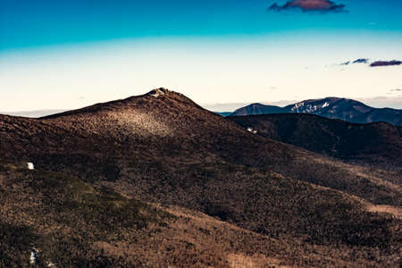 Cannon Mountain in Franconia, NH via Hi-Cannon, Kinsman Ridge, and Lonesome Lake Trailsの写真素材