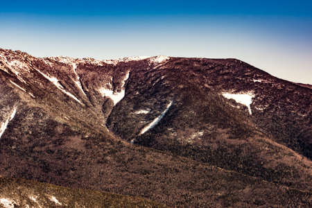 Cannon Mountain in Franconia, NH via Hi-Cannon, Kinsman Ridge, and Lonesome Lake Trailsの写真素材