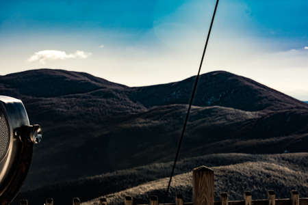 Cannon Mountain in Franconia, NH via Hi-Cannon, Kinsman Ridge, and Lonesome Lake Trailsの写真素材