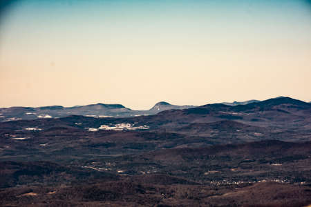 Cannon Mountain in Franconia, NH via Hi-Cannon, Kinsman Ridge, and Lonesome Lake Trailsの写真素材