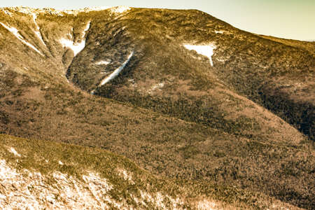 Cannon Mountain in Franconia, NH via Hi-Cannon, Kinsman Ridge, and Lonesome Lake Trailsの写真素材