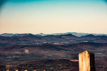 Cannon Mountain in Franconia, NH via Hi-Cannon, Kinsman Ridge, and Lonesome Lake Trailsの写真素材