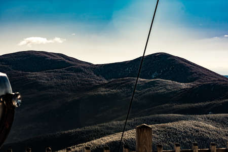 Cannon Mountain in Franconia, NH via Hi-Cannon, Kinsman Ridge, and Lonesome Lake Trailsの写真素材