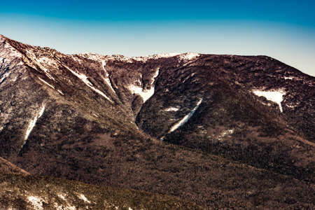 Cannon Mountain in Franconia, NH via Hi-Cannon, Kinsman Ridge, and Lonesome Lake Trailsの写真素材