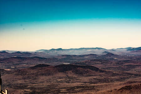 Cannon Mountain in Franconia, NH via Hi-Cannon, Kinsman Ridge, and Lonesome Lake Trailsの写真素材