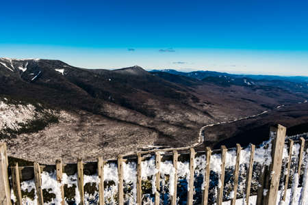 Cannon Mountain in Franconia, NH via Hi-Cannon, Kinsman Ridge, and Lonesome Lake Trailsの写真素材