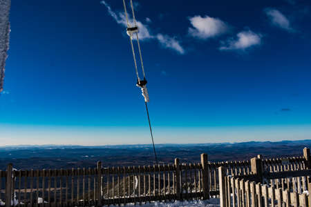 Cannon Mountain in Franconia, NH via Hi-Cannon, Kinsman Ridge, and Lonesome Lake Trailsの写真素材
