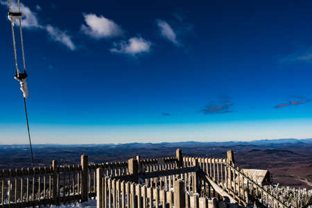 Cannon Mountain in Franconia, NH via Hi-Cannon, Kinsman Ridge, and Lonesome Lake Trailsの写真素材