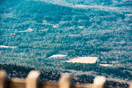 Cannon Mountain in Franconia, NH via Hi-Cannon, Kinsman Ridge, and Lonesome Lake Trailsの写真素材