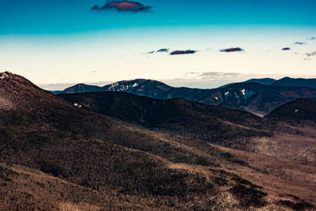 Cannon Mountain in Franconia, NH via Hi-Cannon, Kinsman Ridge, and Lonesome Lake Trailsの写真素材