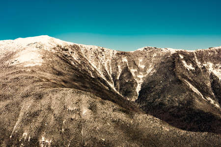Cannon Mountain in Franconia, NH via Hi-Cannon, Kinsman Ridge, and Lonesome Lake Trailsの写真素材