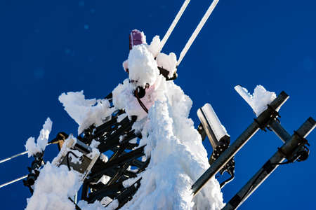 Cannon Mountain in Franconia, NH via Hi-Cannon, Kinsman Ridge, and Lonesome Lake Trailsの写真素材