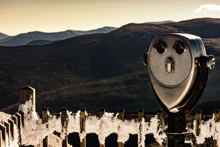 Cannon Mountain in Franconia, NH via Hi-Cannon, Kinsman Ridge, and Lonesome Lake Trailsの写真素材