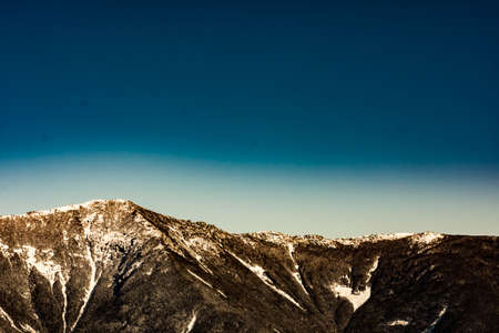 Cannon Mountain in Franconia, NH via Hi-Cannon, Kinsman Ridge, and Lonesome Lake Trailsの写真素材