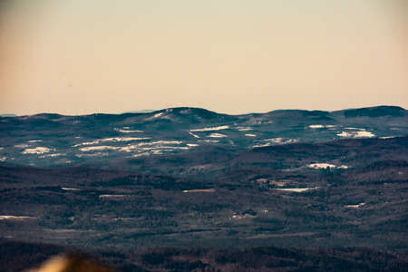 Cannon Mountain in Franconia, NH via Hi-Cannon, Kinsman Ridge, and Lonesome Lake Trailsの写真素材