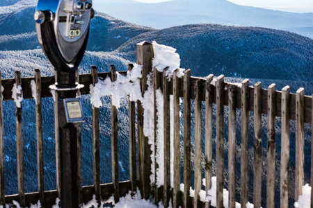 Cannon Mountain in Franconia, NH via Hi-Cannon, Kinsman Ridge, and Lonesome Lake Trailsの写真素材