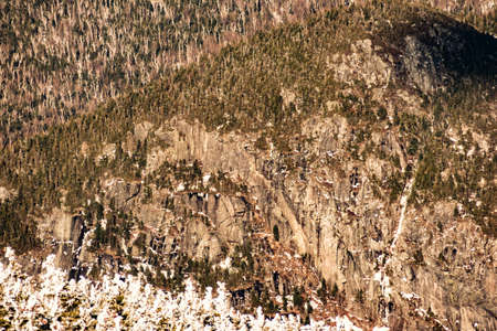 Cannon Mountain in Franconia, NH via Hi-Cannon, Kinsman Ridge, and Lonesome Lake Trailsの写真素材