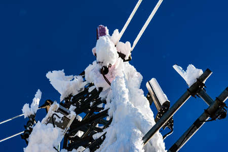 Cannon Mountain in Franconia, NH via Hi-Cannon, Kinsman Ridge, and Lonesome Lake Trailsの写真素材