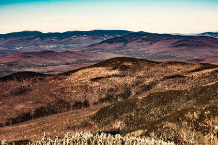 Cannon Mountain in Franconia, NH via Hi-Cannon, Kinsman Ridge, and Lonesome Lake Trailsの写真素材
