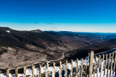 Cannon Mountain in Franconia, NH via Hi-Cannon, Kinsman Ridge, and Lonesome Lake Trailsの写真素材