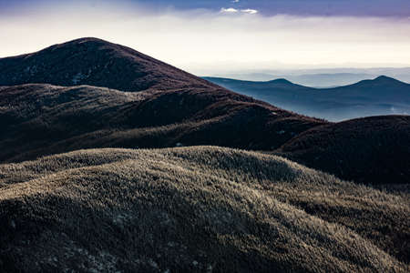 Cannon Mountain in Franconia, NH via Hi-Cannon, Kinsman Ridge, and Lonesome Lake Trailsの写真素材