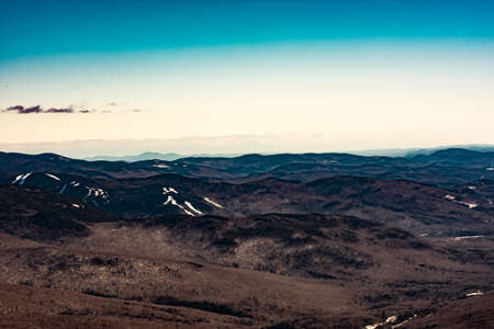 Cannon Mountain in Franconia, NH via Hi-Cannon, Kinsman Ridge, and Lonesome Lake Trailsの写真素材