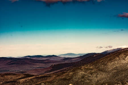 Cannon Mountain in Franconia, NH via Hi-Cannon, Kinsman Ridge, and Lonesome Lake Trailsの写真素材