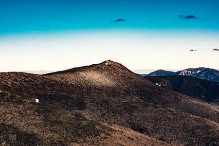 Cannon Mountain in Franconia, NH via Hi-Cannon, Kinsman Ridge, and Lonesome Lake Trailsの写真素材