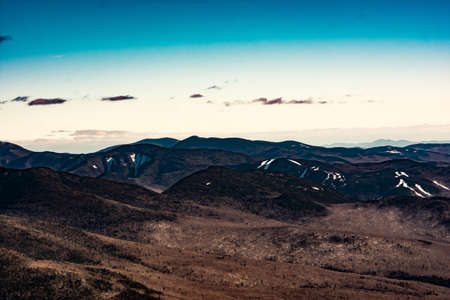 Cannon Mountain in Franconia, NH via Hi-Cannon, Kinsman Ridge, and Lonesome Lake Trailsの写真素材