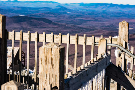 Cannon Mountain in Franconia, NH via Hi-Cannon, Kinsman Ridge, and Lonesome Lake Trailsの写真素材