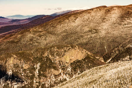 Cannon Mountain in Franconia, NH via Hi-Cannon, Kinsman Ridge, and Lonesome Lake Trailsの写真素材