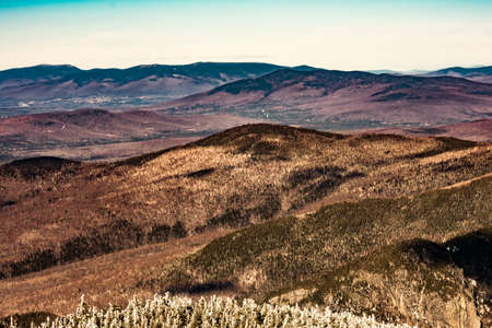 Cannon Mountain in Franconia, NH via Hi-Cannon, Kinsman Ridge, and Lonesome Lake Trailsの写真素材