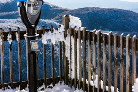 Cannon Mountain in Franconia, NH via Hi-Cannon, Kinsman Ridge, and Lonesome Lake Trailsの写真素材