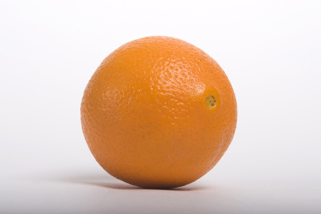 Orange on white isolated background.の写真素材