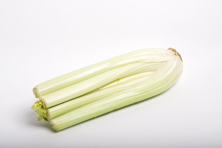 Celery isolated on white backgroundの写真素材