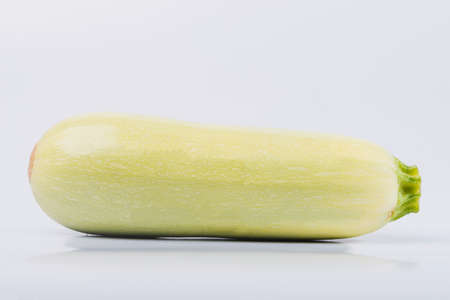 Zucchini on a white isolated background.の写真素材