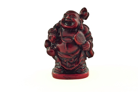 The statuette god isolated on white background.の写真素材