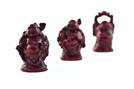 Isolated statues signifying deity. Shallow depth of field. の写真素材