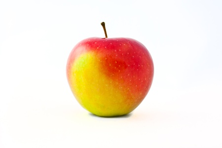 Juicy apple isolated on a white background.の写真素材