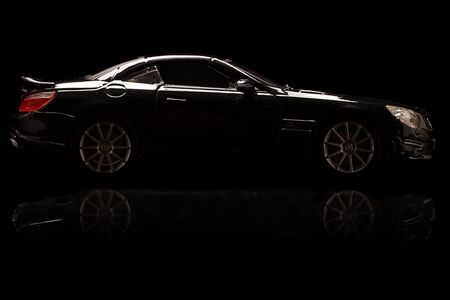 Stuttgart Germany APR 04 Mercedes SL 65 AMG on background Saturday 04 April 2015のeditorial素材