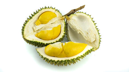 The sweet and exotic taste of tropical fruit. Natural green, thorny outside.の写真素材