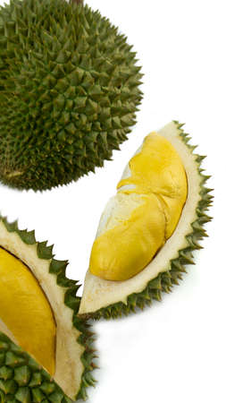 The sweet and exotic taste of tropical fruit. Natural green, thorny outside.の写真素材