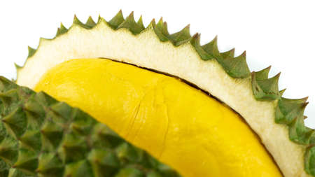 The sweet and exotic taste of tropical fruit. Natural green, thorny outside.の写真素材