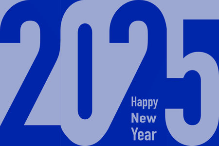 2025 new year card celebration concept. Background design event invitation, greeting card, new year's eve, celebration event, calender date holiday greeting, annual cheerful event.のイラスト素材