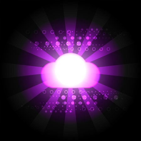 abstract background with light rays and cloud, vector illustration eps10のイラスト素材